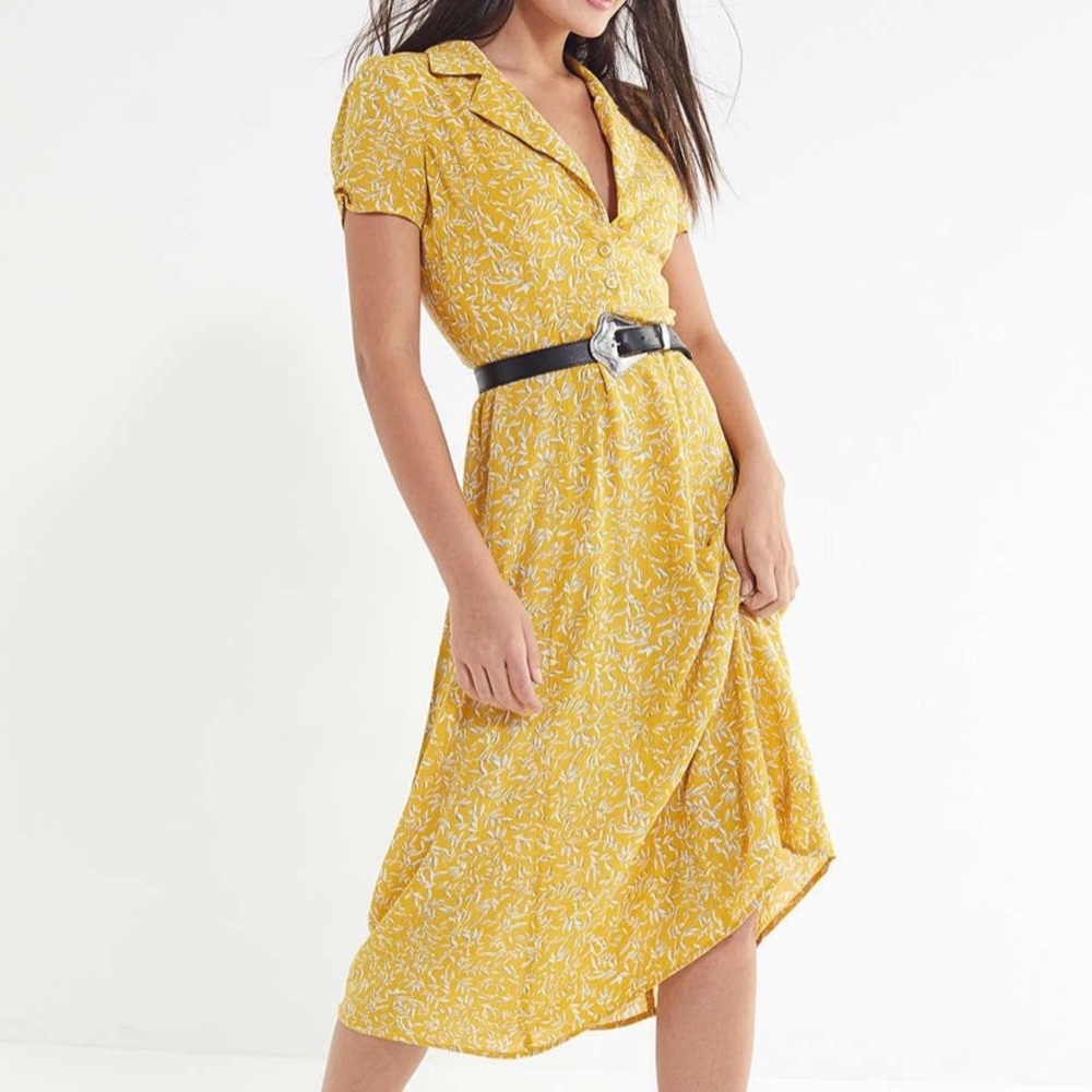 Urban Outfitters Floral Midi Dress